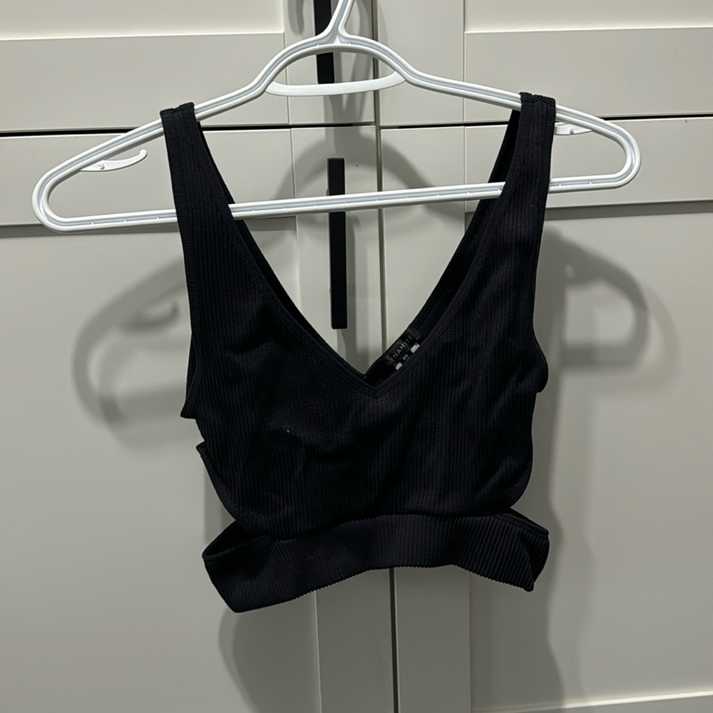 Dynamite cut out crop top